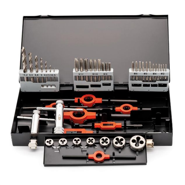 Vis detaljer for Baer gevindskæresæt M3-12 Billede af Baer gevindskæresæt M3-12