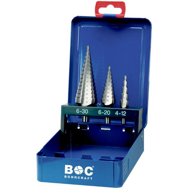 Vis detaljer for Bohrcraft Trinborsæt STB3 HSS 1/2A/3A 3 dele Billede af Bohrcraft Trinborsæt STB3 HSS 1/2A/3A 3 dele