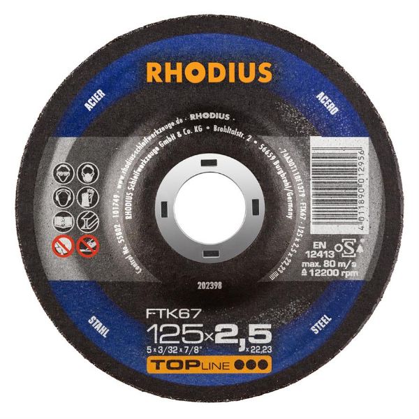 Billede af Rhodius Skæreskive FTK67 125x2,5