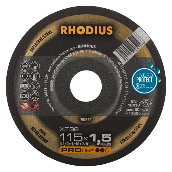 Billede af Rhodius Skæreskive XT38 115x1,5