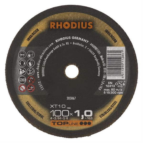 Billede af Rhodius Skæreskive XT10 Mini 100x1,0x10mm