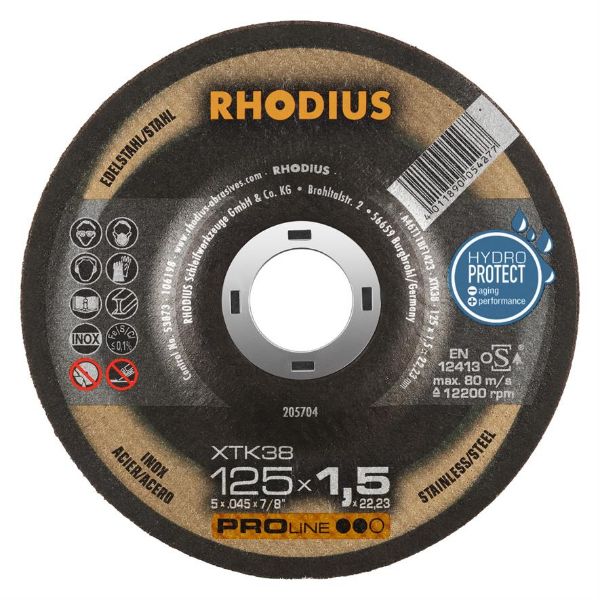 Billede af Rhodius Skæreskive XTK38 125x1,5