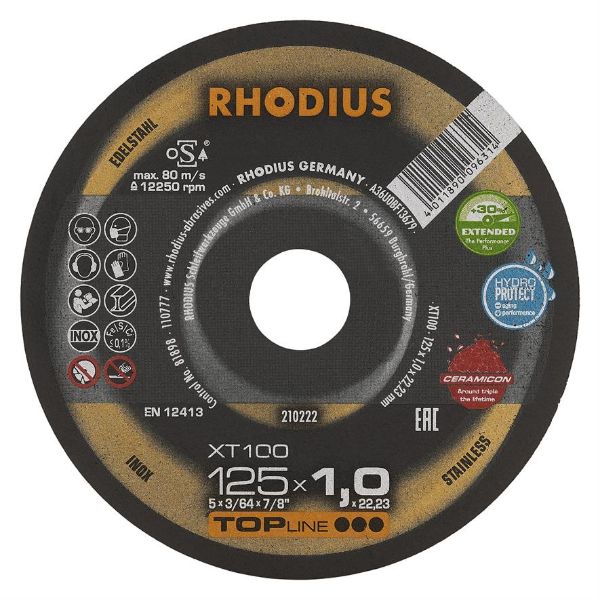 Billede af Rhodius skæreskive XT100 125x1,0