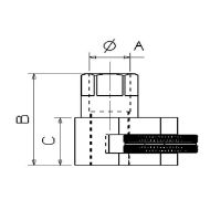 Billede af Forza pindbolt uddriver 8 til 19mm