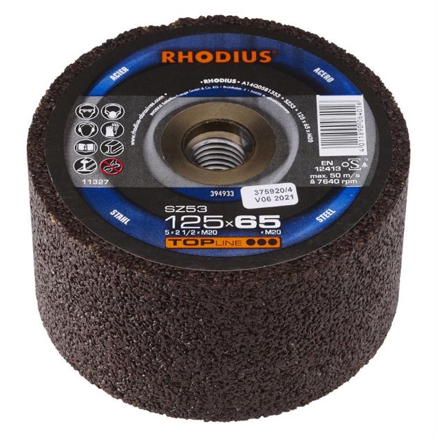 Vis detaljer for Rhodius Kopsten SZ53 Rail 125x65xM20 Billede af Rhodius Kopsten SZ53 Rail 125x65xM20