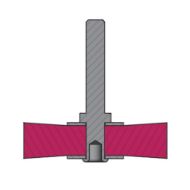 Billede af Lessmann rundbørste 40x6-9mm RF 0,30