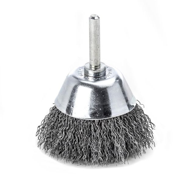 Billede af Lessmann topbørste m/skaft 50mm stål 0,30