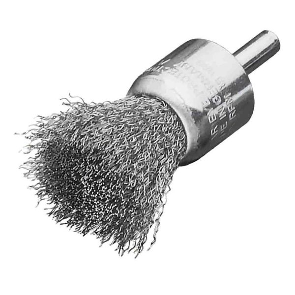 Billede af Lessmann penselbørste m/skaft 23mm Stål 0,2