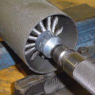 Billede af Lessmann penselbørste m/skaft 29mm Stål 0,35