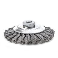 Billede af Lessmann tallerkenbørste Snoet 115mm  M14 Stål 0,50