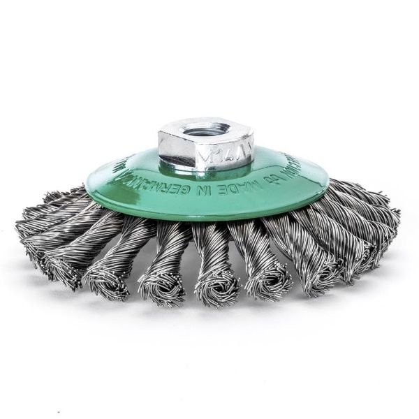 Billede af Lessmann tallerkenbørste Snoet 115mm M14 RF 0,35