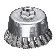 Billede af Lessmann kopbørste Snoet 90mm M14 Stål 0,50