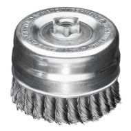 Billede af Lessmann kopbørste Snoet 100mm 5/8" Stål 0,5