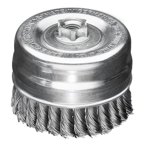 Billede af Lessmann kopbørste Snoet 100mm M14 Stål 0,8