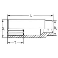 Billede af Heytec top 1/4" Lang 14mm