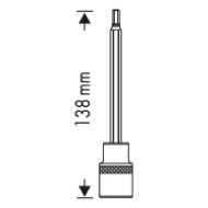 Billede af Heytec top 1/2" Unbrako 6x138mm