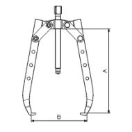 Billede af Forza aftrækker 2 ben 225x330mm