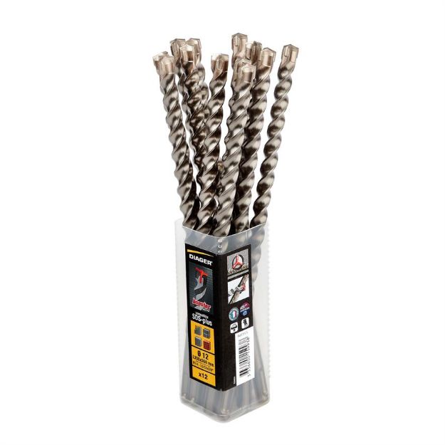 Billede af Diager hammerbor Booster SDS+ 3-skærs (12 stk.)