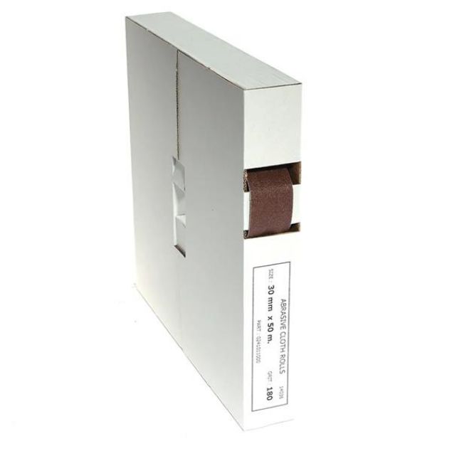 Vis detaljer for Smergellærred 30mm x 50m P80 Billede af Smergellærred 30mm x 50m P80