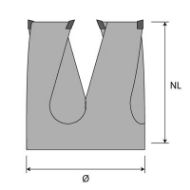 Billede af Famag Paroli Hulsav HM Ø 51X165mm