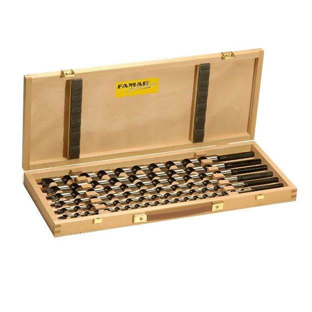 Billede af Træsnegleborsæt VS 6 dele Ø10, 12, 14, 16, 18 & 20 x 460mm