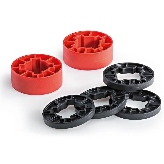 Vis detaljer for Flex distanceringssæt DRS-BS t/valsebørste Billede af Flex distanceringssæt DRS-BS t/valsebørste