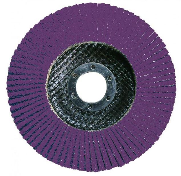 Vis detaljer for Lamelslibeskive 125mm Keramisk Purple Bora 7 Billede af Lamelslibeskive 125mm Keramisk Purple Bora 7