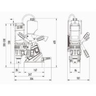 Billede af IBEX magnetboremaskine 1100w 35mm