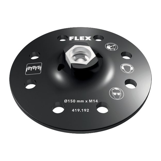 Billede af Flex Velcro Bagskive f/GDE SP D150-8/6 H/F M14