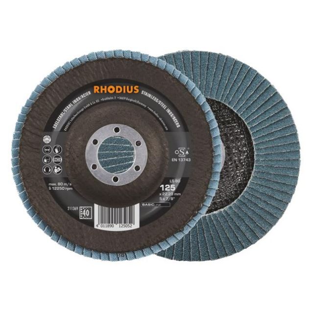 Vis detaljer for Rhodius lamelslibeskive LS80 Billede af Rhodius lamelslibeskive LS80