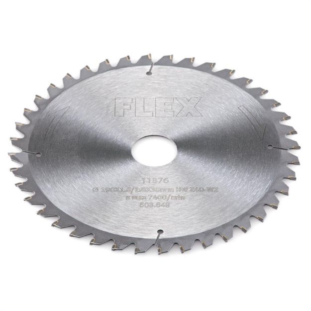 Billede af Flex rundsavsklinge D190x1,6/1,0 x30 HW Z40/+5° WZ