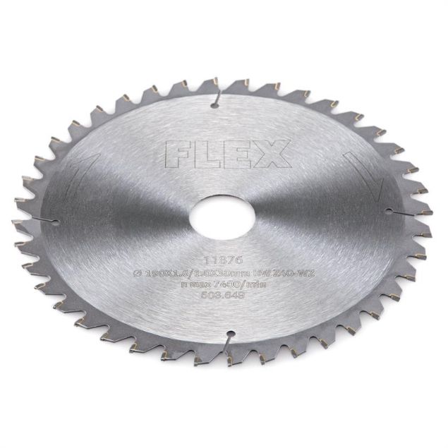 Vis detaljer for Flex rundsavsklinge D190 x1,6/1,0 x 30 HW Z40/15° WZ Laminat/Alu Billede af Flex rundsavsklinge D190 x1,6/1,0 x 30 HW Z40/15° WZ Laminat/Alu