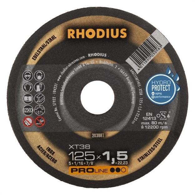 Billede af Rhodius Skæreskive XT38 125x1,5