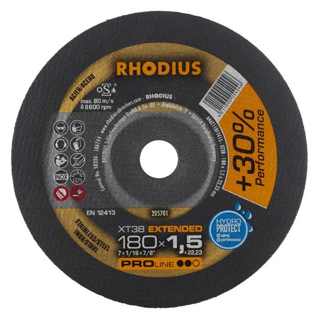 Billede af Rhodius Skæreskive XT38 180x1,5