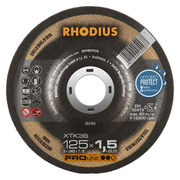 Billede af Rhodius Skæreskive XTK38 125x1,5