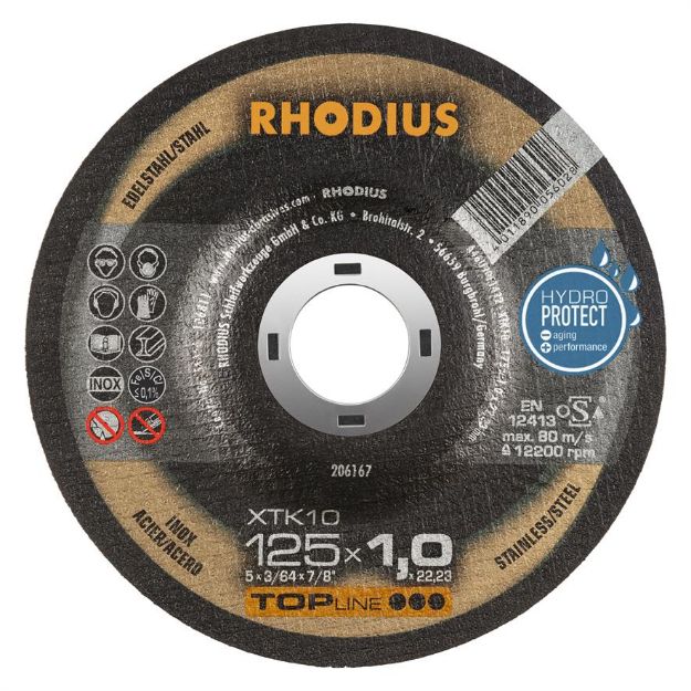 Billede af Rhodius Skæreskive XTK10 125x1,0