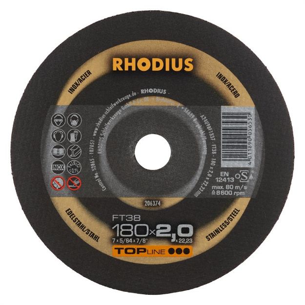 Billede af Rhodius Skæreskive FT38 180x2,0