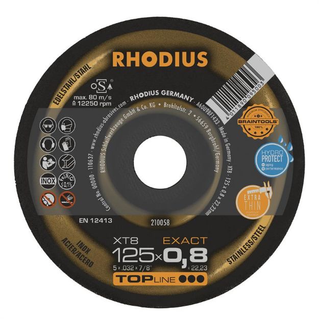 Billede af Rhodius Skæreskive XT8 125x0,8