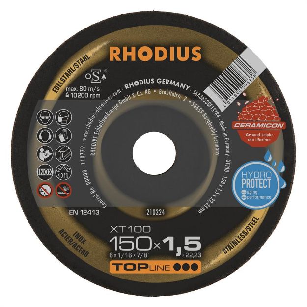Billede af Rhodius Skæreskive XT100 150x1,5