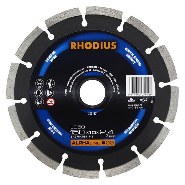 Billede af Rhodius Diamantklinge LD50 150x22,2mm