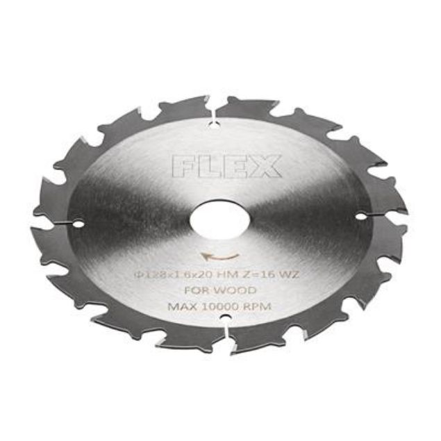 Vis detaljer for Flex rundsavsklinge Ø128x1,6x20 HM Z16 WZ Billede af Flex rundsavsklinge Ø128x1,6x20 HM Z16 WZ