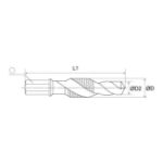 Billede af Kombi-bits 1/4" M 5x0,8