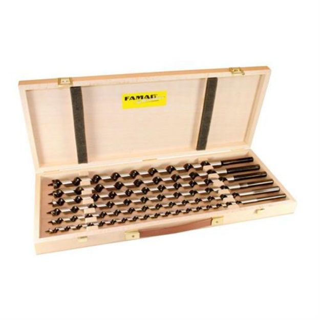 Billede af Famag træsnegleborsæt 6 dele 460/380mm. Ø 10, 12, 14, 16, 18, 20 mm