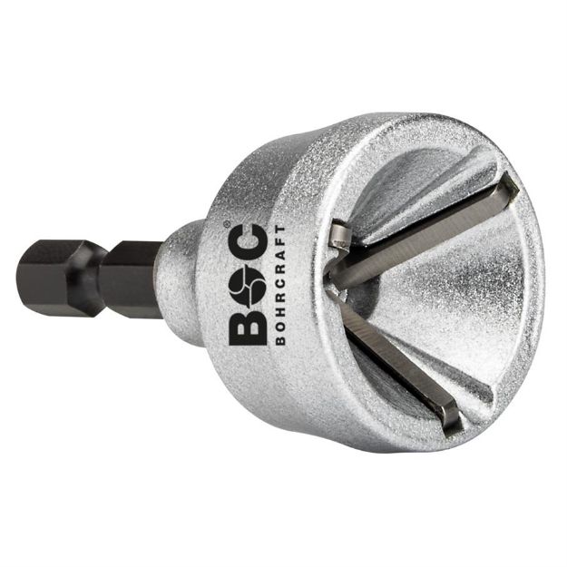 Billede af Afgrater 1/4" skaft EGR HSS 3-19mm