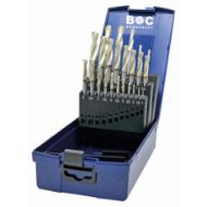 Billede af Bohrcraft Spiralborsæt KE24  Hardox HSS-E  Co8 M42 1-10mm x0,5 +3,3/4,2/6,8/10,2 -  24 dele