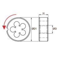 Billede af Baer bakke (DIN 223) MF 16x1,5 LINKS