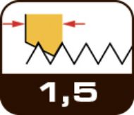 Billede af Baer skæremøtrik (DIN 382) MF 27x1,0