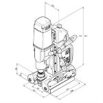 Billede af PIPEMAB525 Magnetboremaskine