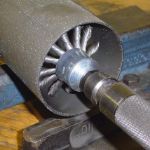 Billede af Lessmann penselbørste m/skaft 19mm Stål 0,35