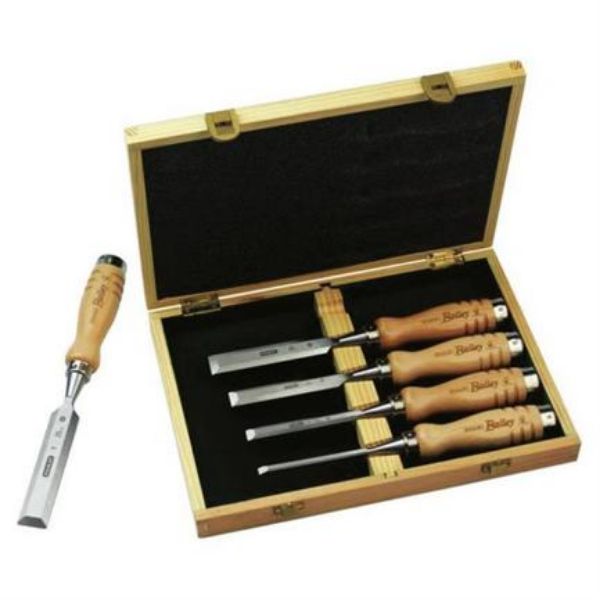 Billede af STANLEY Bailey stemmejernssæt  6, 10, 15, 20, 25mm i trækasse